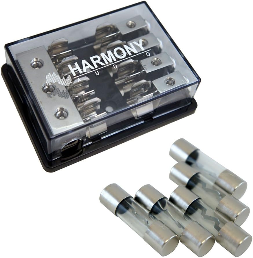Harmony Audio HAAGUFD4 Car 4Way AGU Fused Distribution