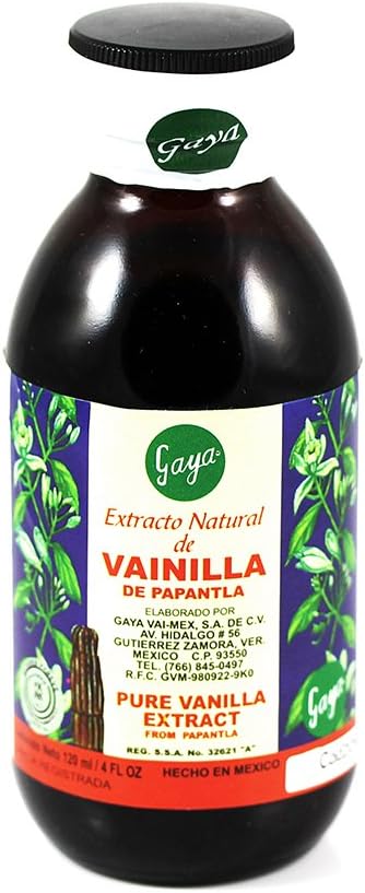 Authentic Mexican Vanilla Extract - 4.0 Oz (120 Ml)