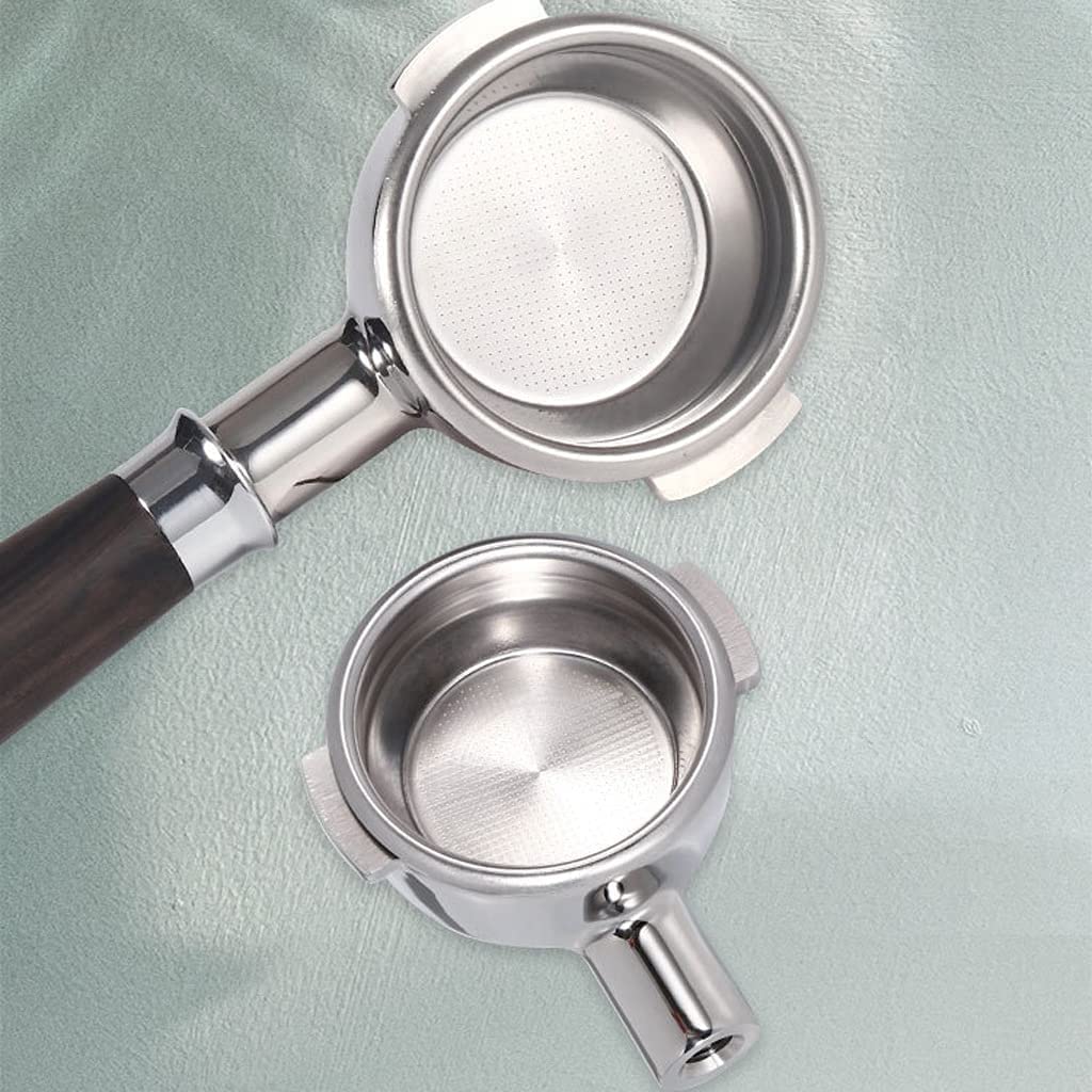 Portafiltro de café,Portafiltro sin fondo, Mango de café de 58 mm, compatible con la máquina de café E61, juego de café con mango modificado de acero inoxidable (ambas orejas) Mango de café (Size : I)