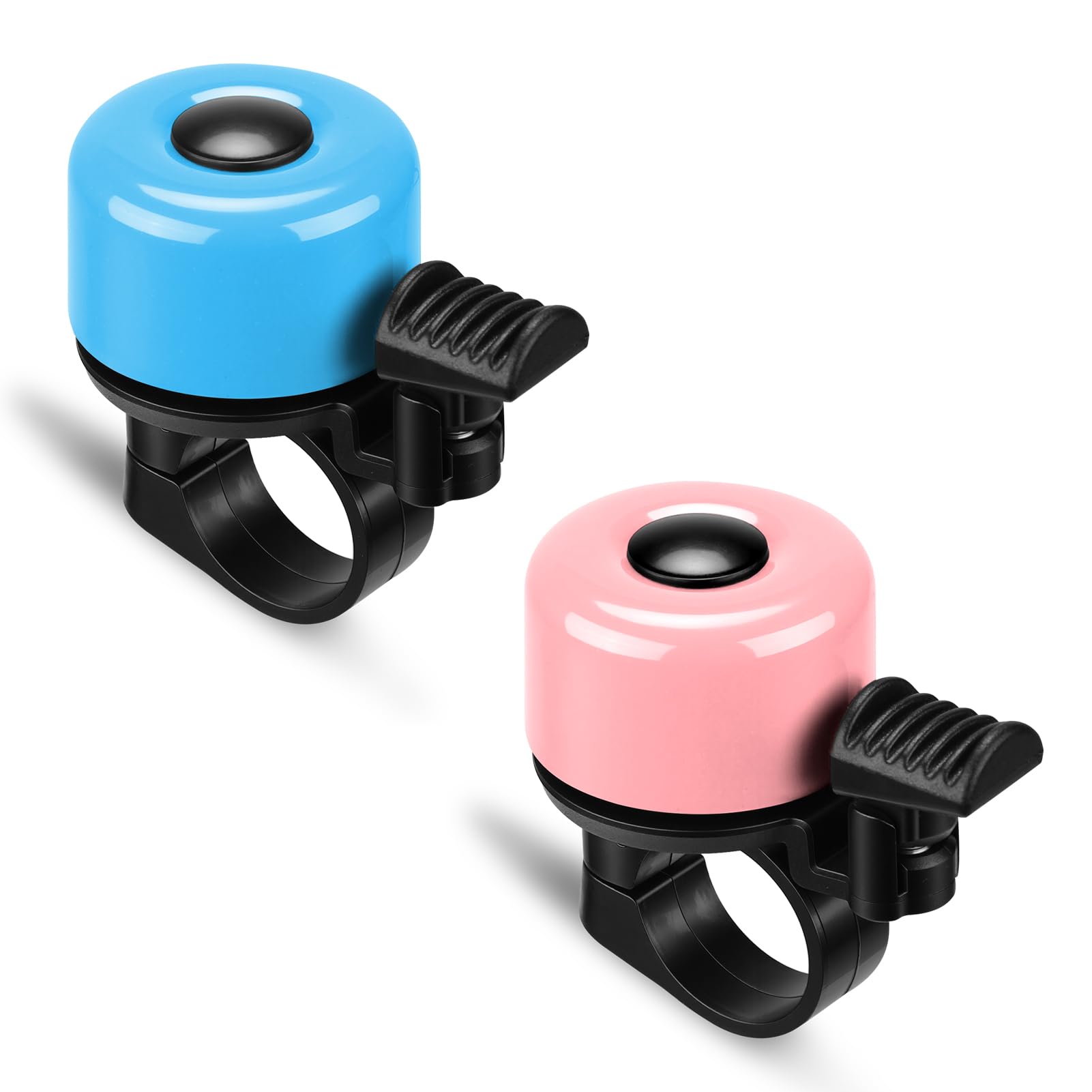 Paliston Bike Bell Bicycle Bell for Adults Kids Boys Girls Blue & Pink
