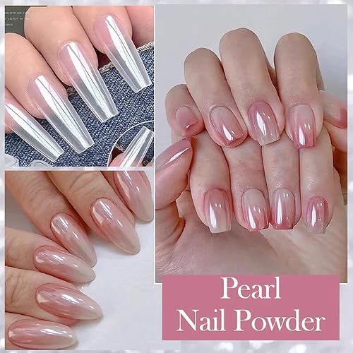 Miniatura 2 de 1 caja de uñas láser con purpurina de pavo real, polvo láser, polvo para uñas, pigmento cromado, oro rosa, plata, mezcla de uñas, lentejuelas con