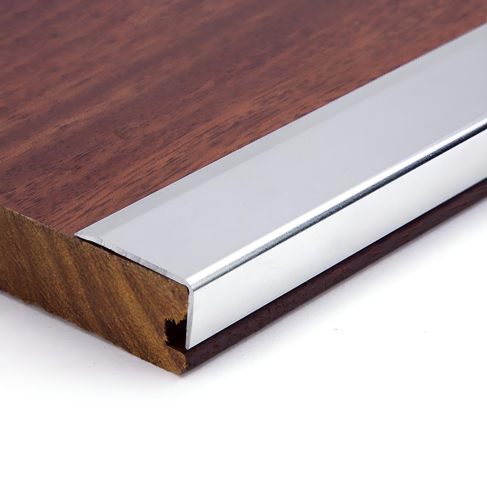 Raouoae Angle Trim Corner Protection Aluminum Profile 90 Cm*3 Pieces Angle Strip Sleek & Strong Edge Protection For Wall Corners, Suitable For Office, Kitchen, Bathroom(Silver,Width 14 mm)