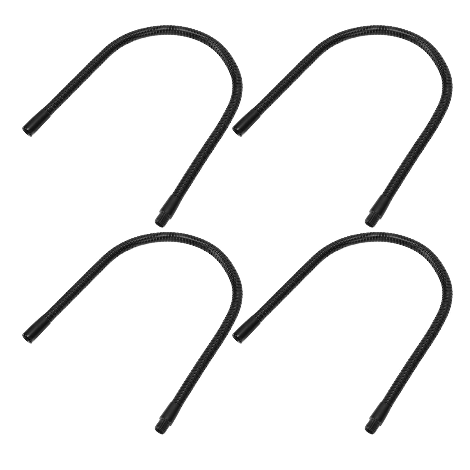 Haofy Tubo Flessibile per Lampada a Collo di Cigno, Tubo Flessibile per Lampada Flessibile a Prova di Rottura Leggero 4 Pezzi per Montaggio di Illuminazione (45 cm)
