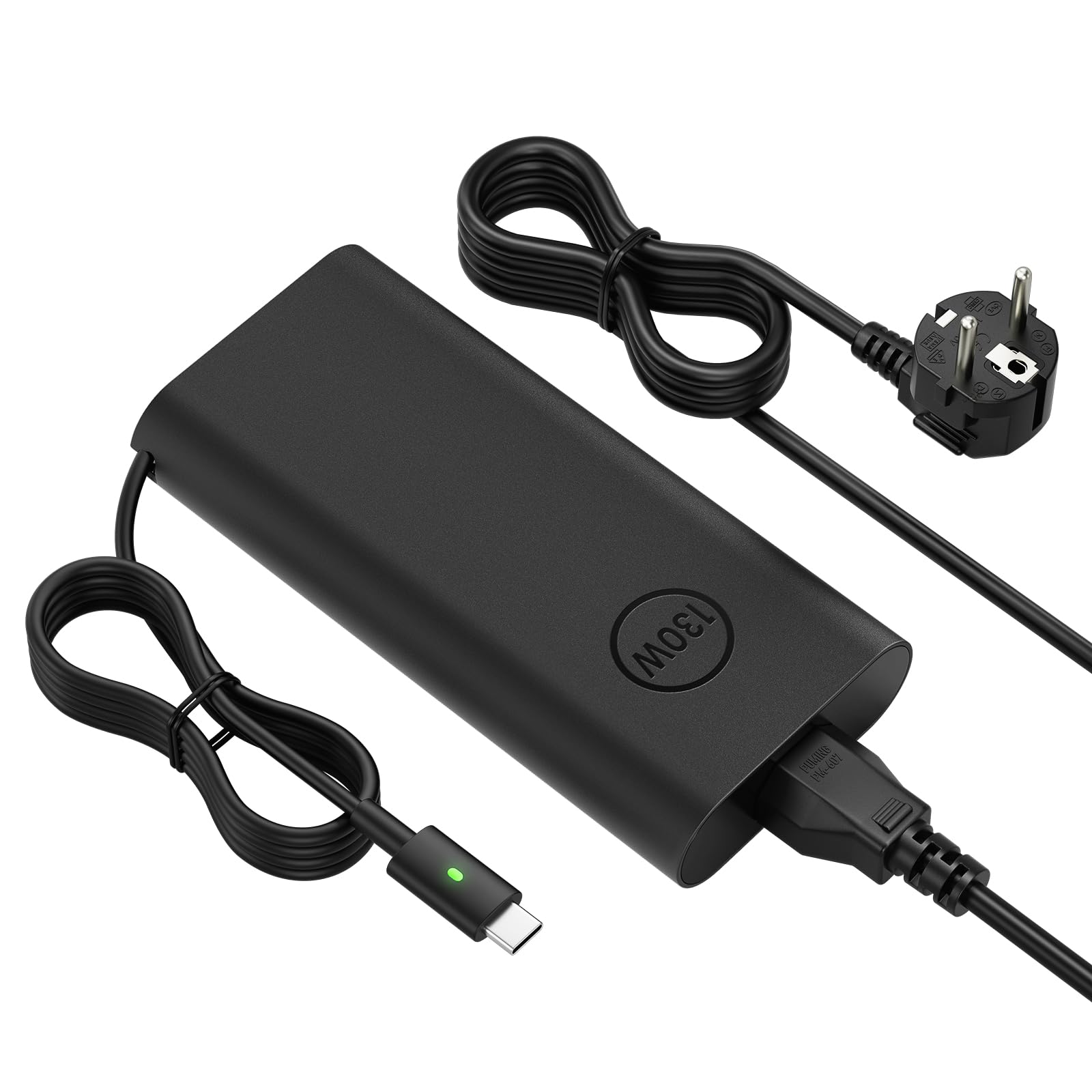 130W USB C Tipo C para DELL Latitude 5420 5520 7210 7310 9410 9510 XPS 15 9500 9510 9520 9575 17 9700 9710 9720 Precision 3560 5530 5550 5560 5750 5760 Adaptador PC Charger
