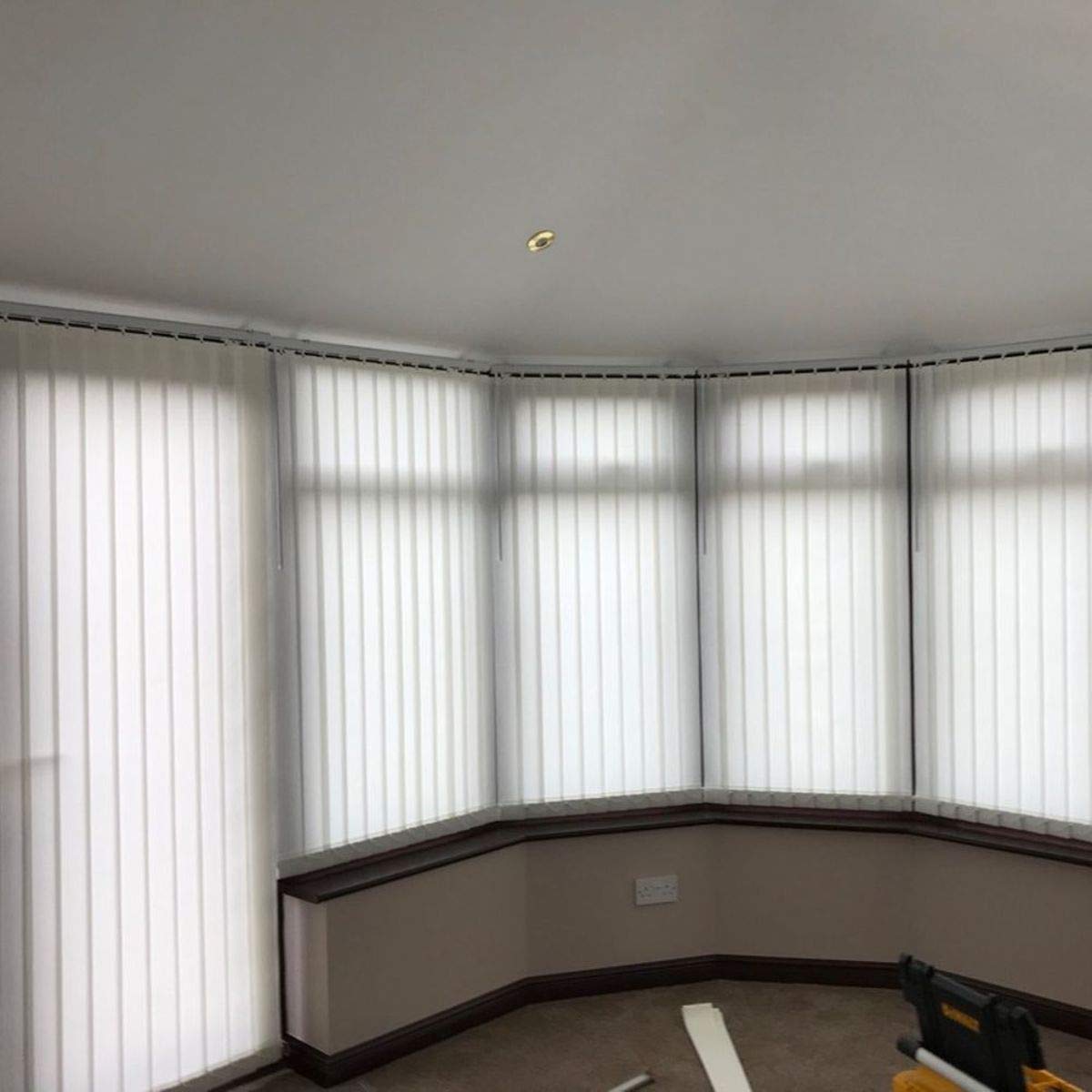 10 Perchas Verticales De 89mm – Sistema DIY Para Enrollar Persianas O Cortinas – North London Blinds