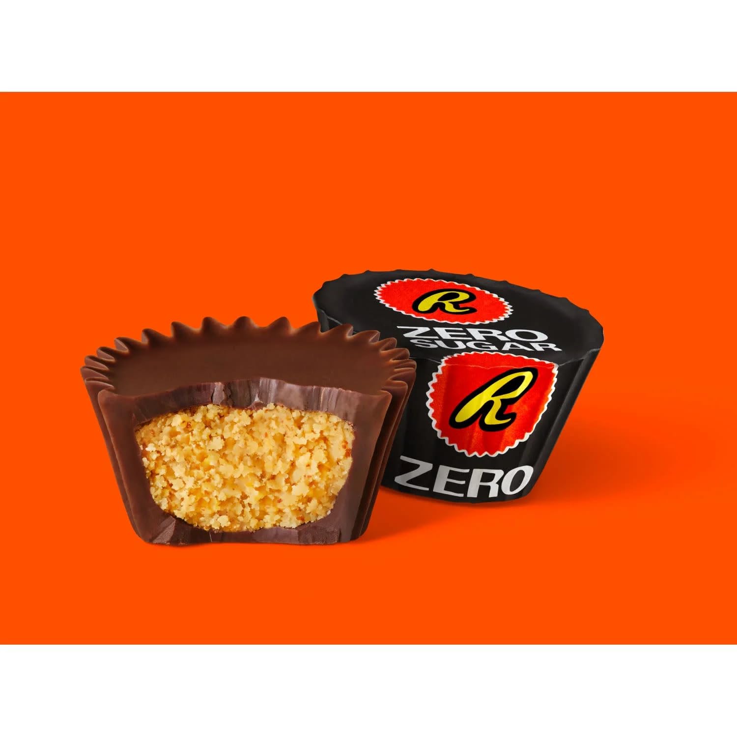 Reese's Zero Sugar Miniatures Dark Chocolate Peanut Butter Cups 5.1 oz Bag - Chocolate Candy & Peanut Butter