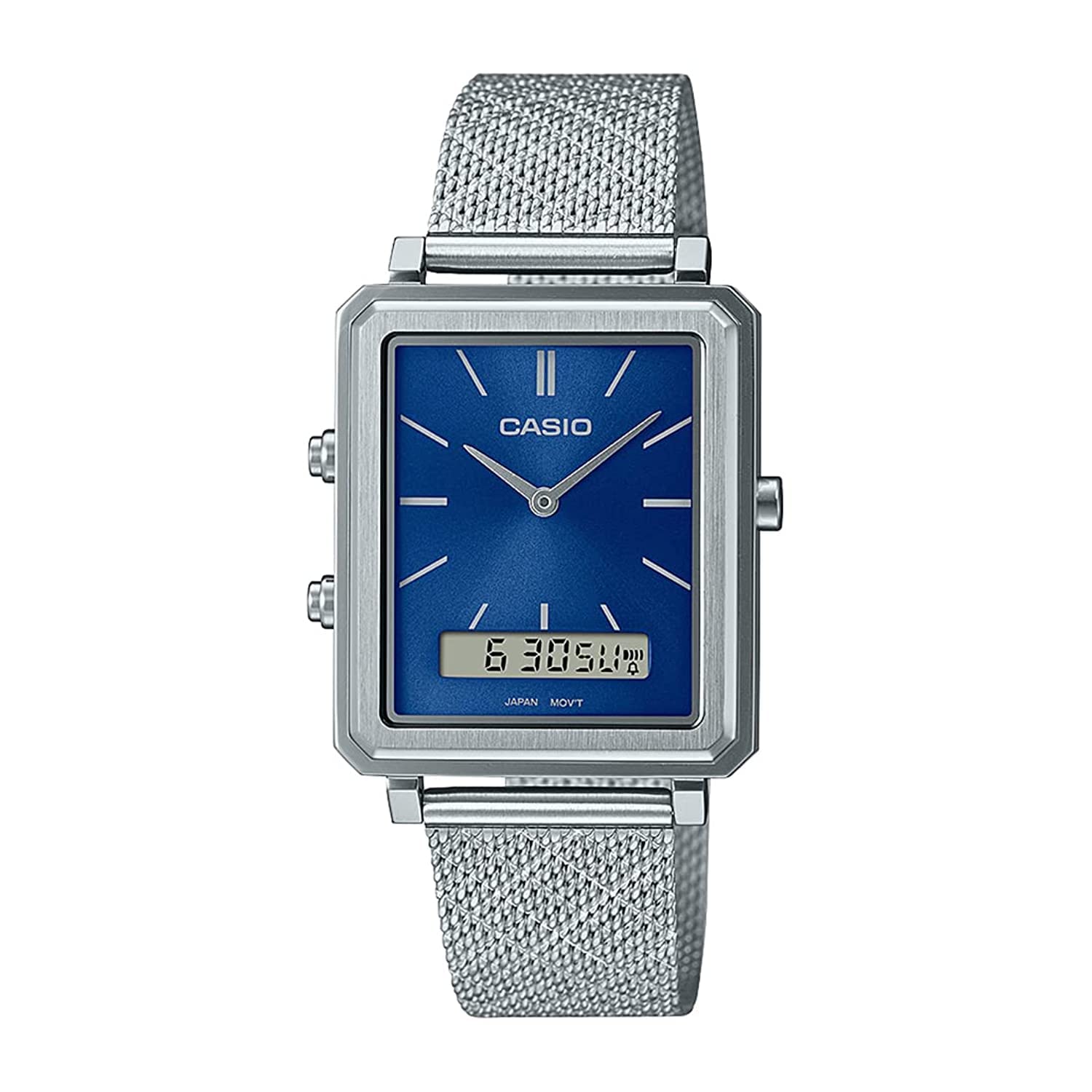 Casio Enticer Men Analog-Digital Blue Dial Watch .