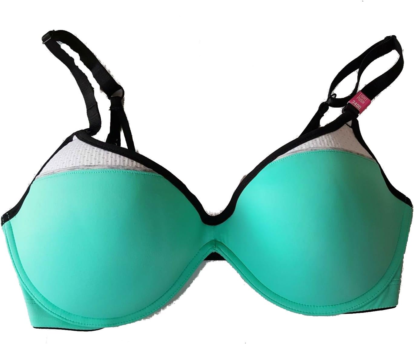 Victoria's Secret Pink Scoopneck Light Push Bra 34DD Seafoam Glow