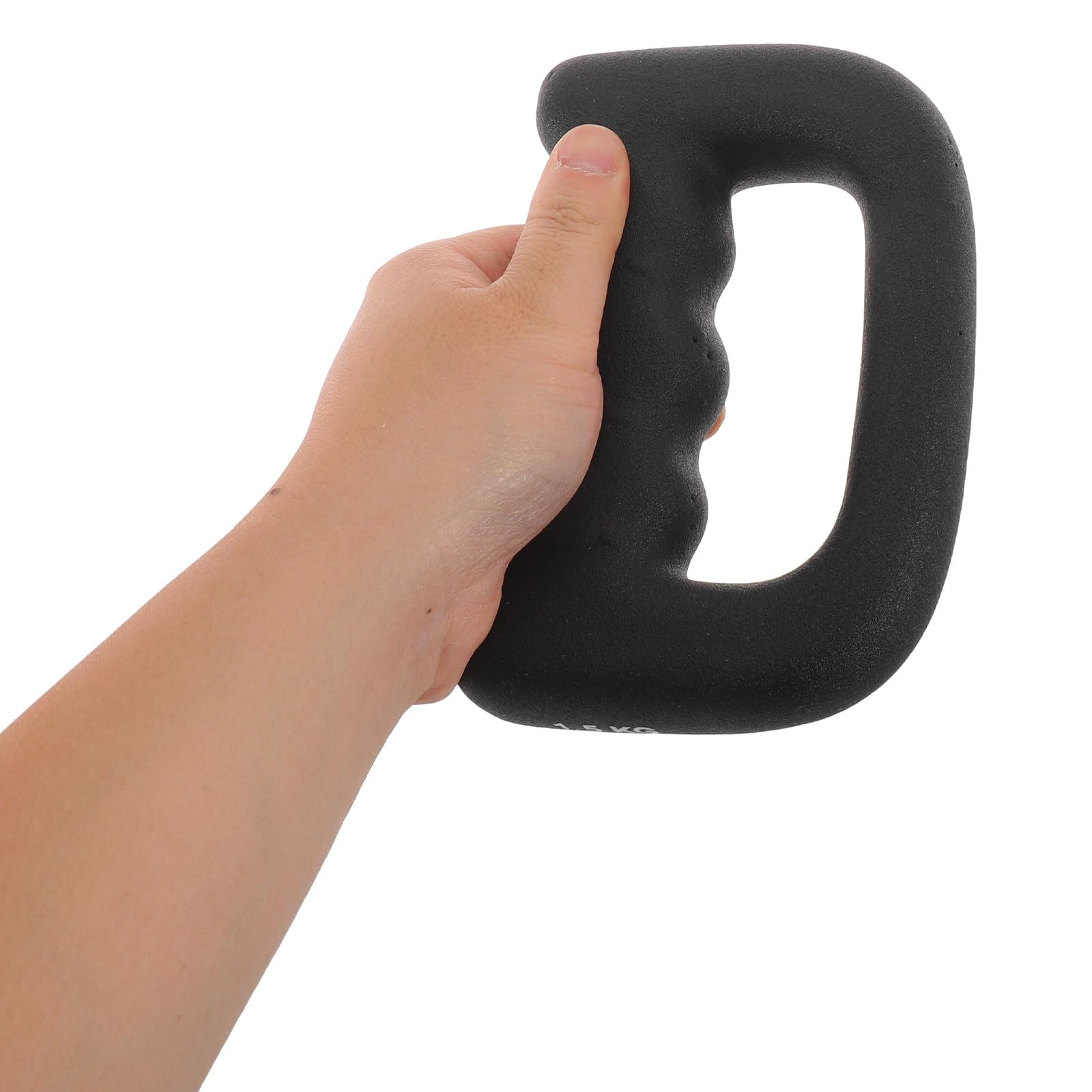 Hantle do ćwiczeń z uchwytem w kształcie litery D, antypoślizgowe, 1 kg, wzmacniające mięśnie i do codziennego użytku, do joggingu i chodzenia, 2,2 funta