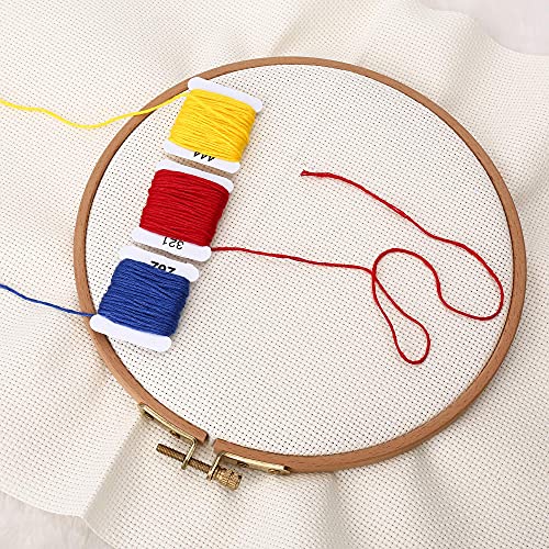 Image of Aida Cloth 14 Count Cross Stitch Fabric,19x28inch (14CT, Off White)