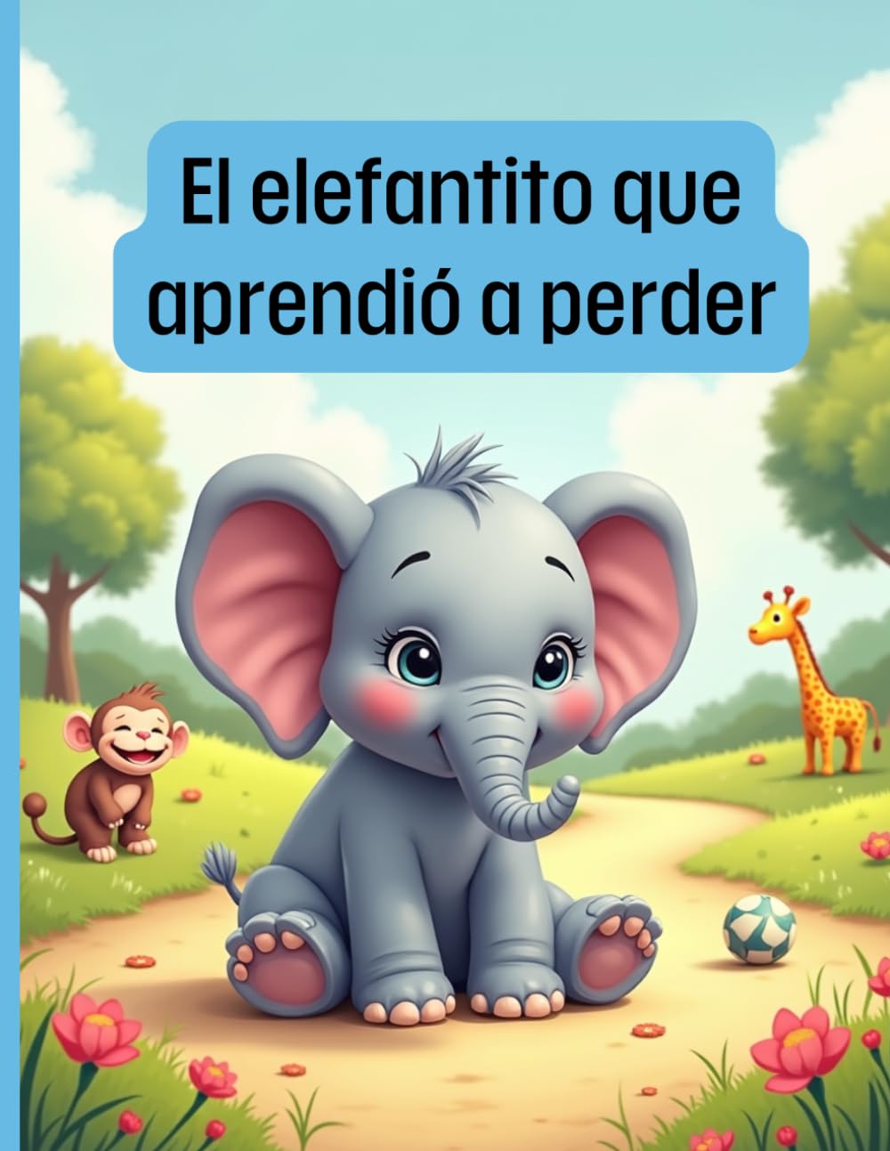 El elefantito que aprendió a perder: Un cuento infantil sobre aprender a perder con alegría | Edades 4-8 años | Libro ilustrado a color con valores de amistad y fair play