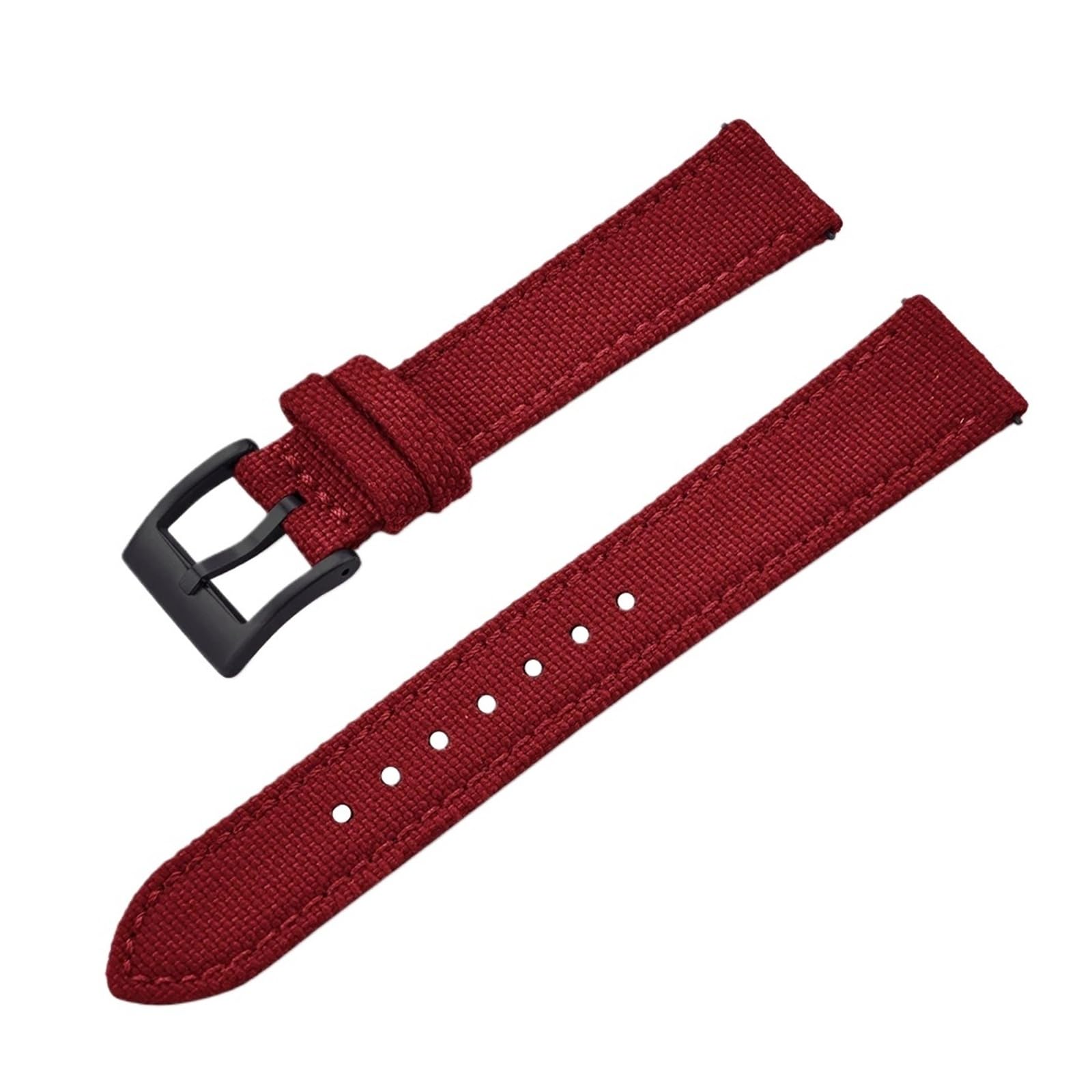 Nylon Canvas Lederband 18mm 20mm 22mm Armband Vintage Stoffarmband