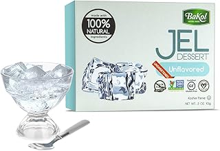 Bakol Jel Dessert - All Natural Vegan Dessert Mix - Kosher - Halal - No Artificial Sweeteners Flavors or Colors - Unflavored