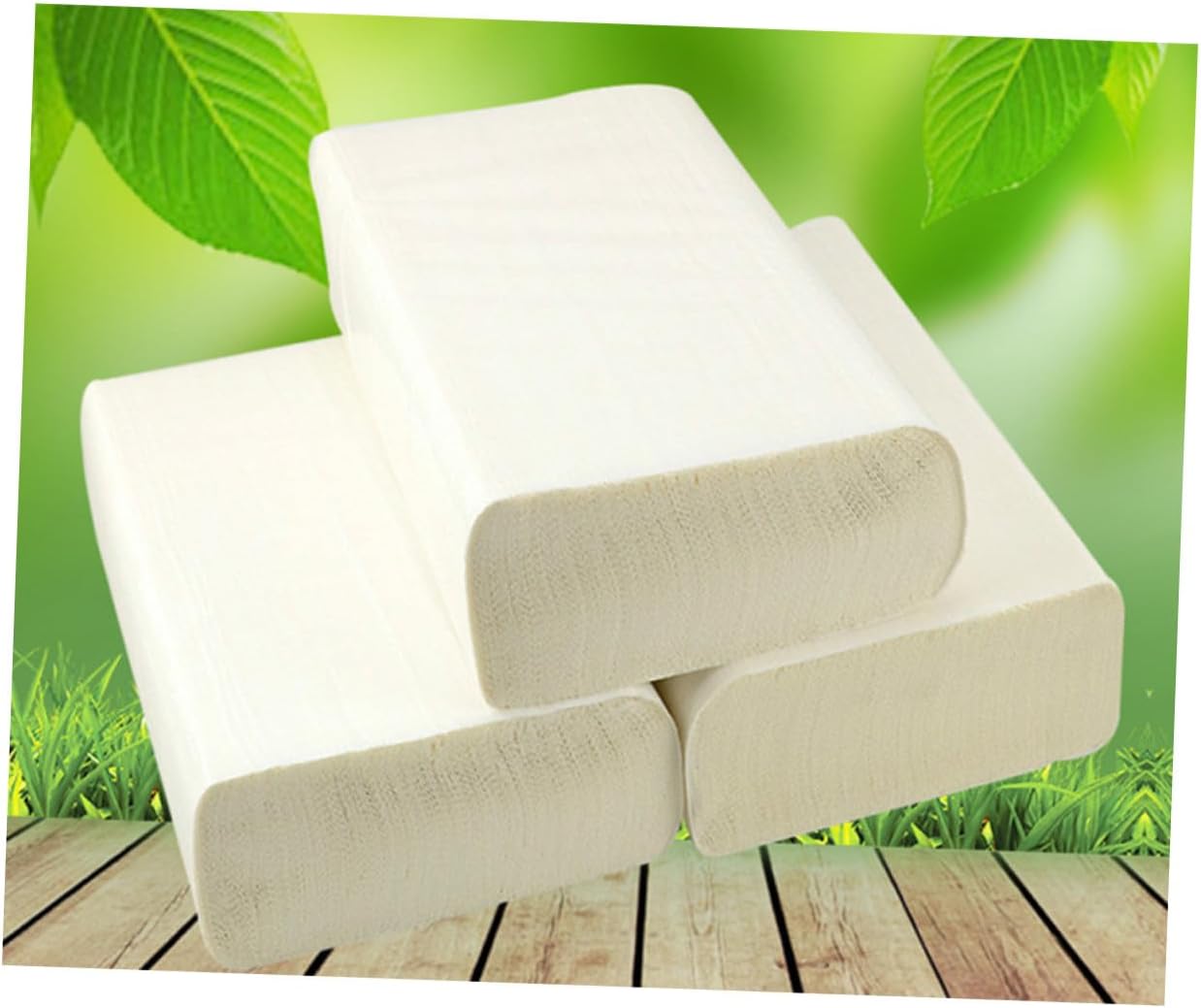 UPKOCH Thickened 4 Rolls Paper Towels Kitchen Oil-absorbing Wipe Hands Paper for Home Office Bathroom Use