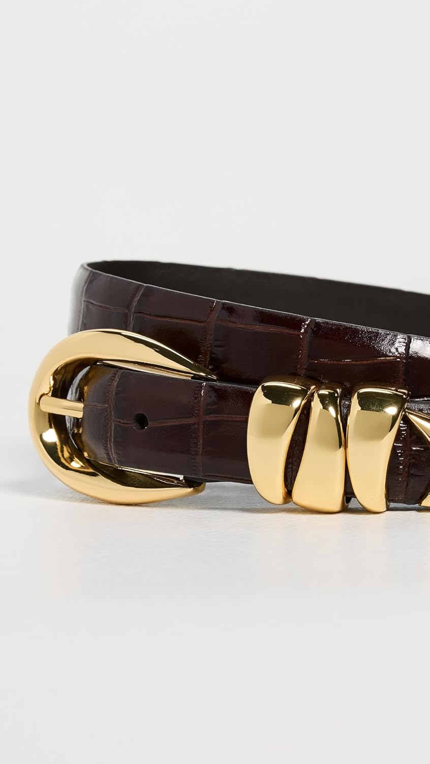 Madewell Women's Triple Keeper Croco Belt - Image 4
