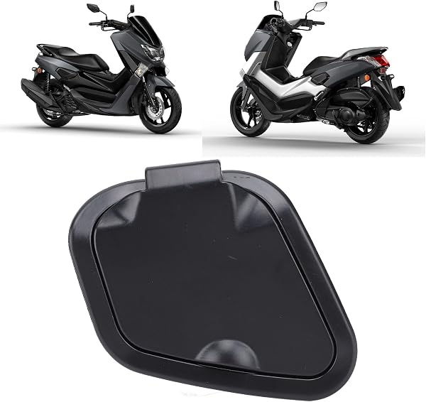 Acogedor 耐久性のあるオートバイのサイドポケットキャップ保護カバー NMAX125 NMAX155 NMAX V1 V2 用、防塵、防水、バイカー向け (黒) - 2