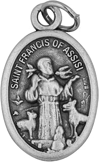 Traditional Catholic Saint Medal (Saint Francis Pet Medal, Oval)