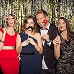 Fully Assembled Hollywood Photo Booth Props - Set of 27 - Black Gold Red Selfie Signs - Movie Night Themed Party Supplies & Decorations - Cute Oscars Designs with Real Glitter - Did We Mention No DIY - Image 2