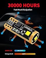 Vista 27 de LASFIT 194 LED Bulb 6000K White, T10 168 2825 W5W LED Replacement Light Bulbs, For Dome Map Light, Door Light, Courtesy Light, License Plate Light