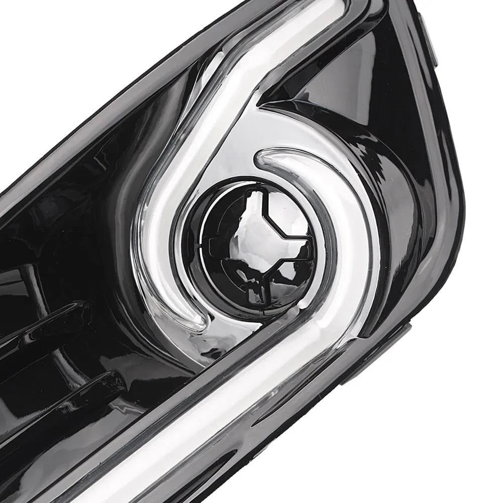 Luz Señal Giro Dinámica Para Ford Para Fiesta 2013 2014 2015 LED DRL Lámpara Circulación Diurna Para Automóvil Señales Giro Conjunto Luces Antiniebla