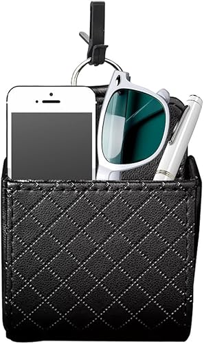 ALINREDBX Caja organizadora de ventilación de automóvil, bolsa de almacenamiento universal para tablero de instrumentos de automóvil, bolsa colgante