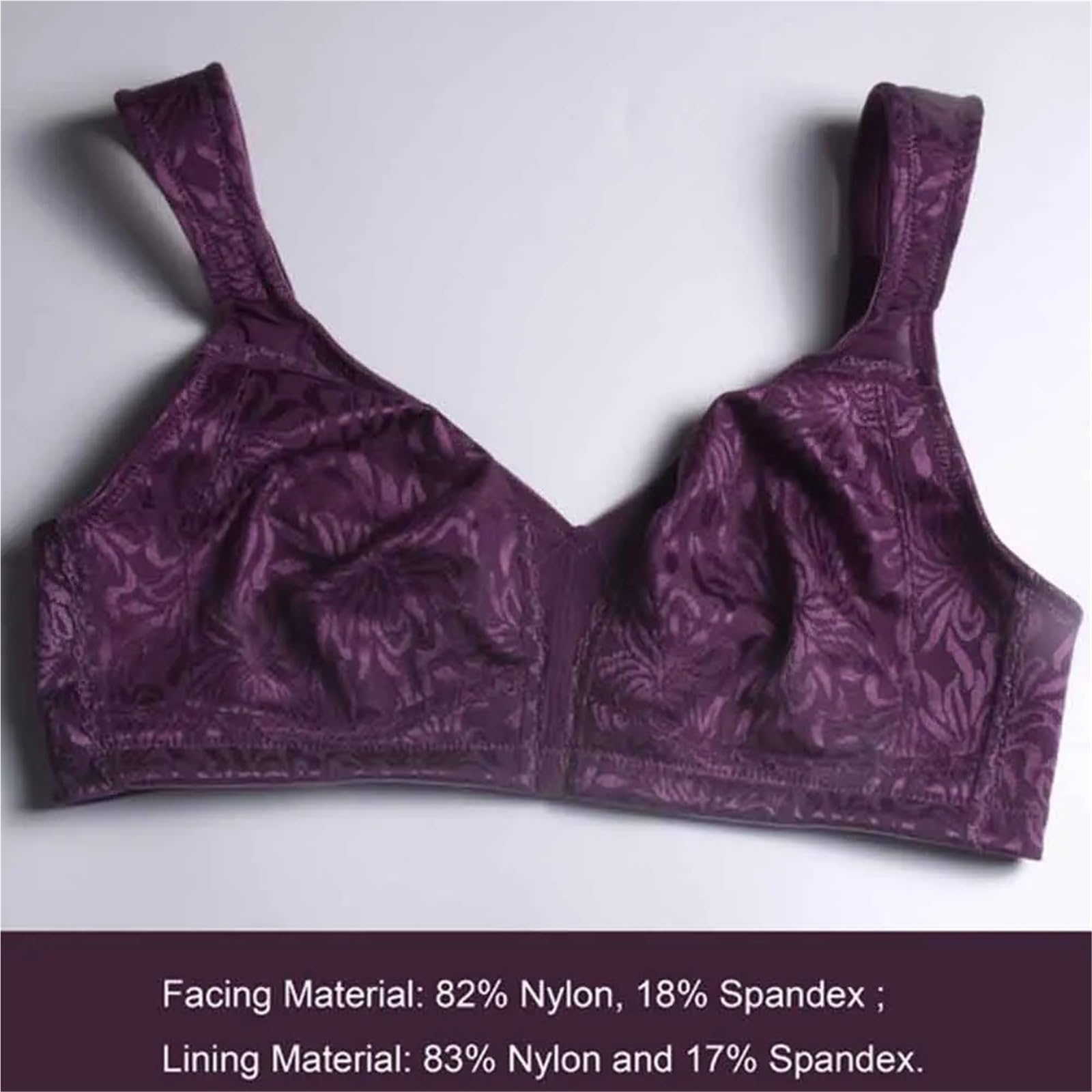 Sujetador de Mujer Sujetadores de Talla Grande for Mujer, lencería Soporte, Bralette, Sujetador sin Aros, Copa BCDEFGH para Diario