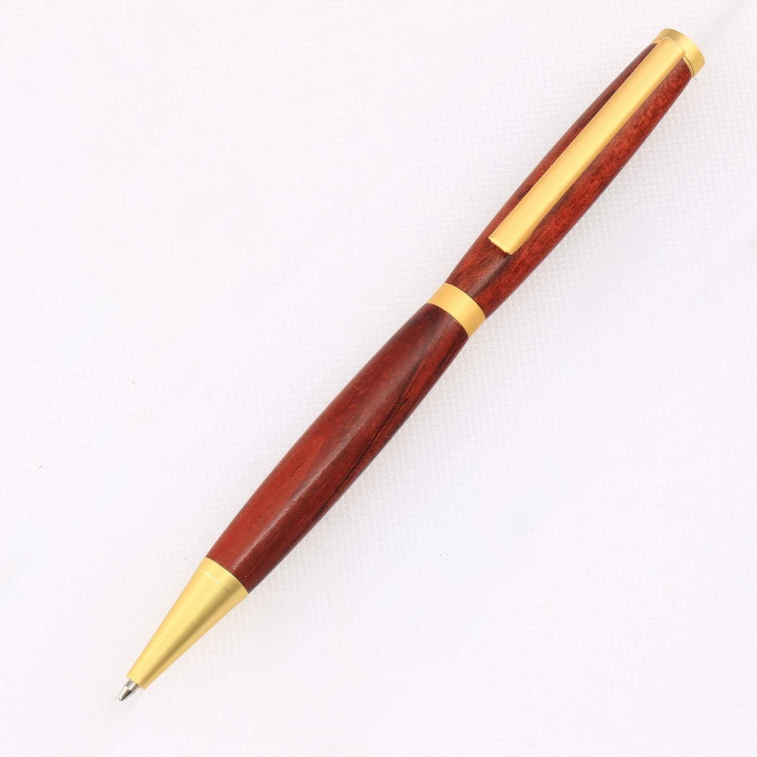 Legacy Woodturning, Slimline Pen Kit - Satin Gold, 10 Pack