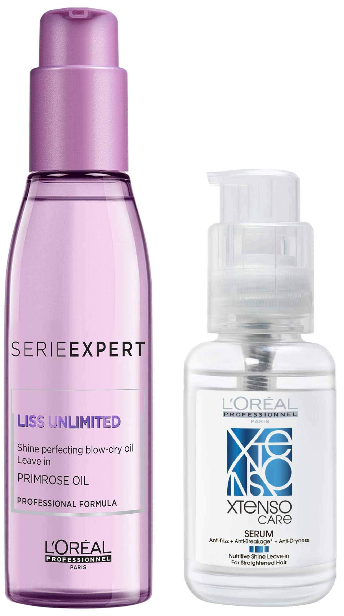 L'Oréal Professionnel Paris Serie Expert Liss Unlimited Blow Dry Serum 125 Ml, For Frizz-Free Hair & Xtenso Care Serum 50 Ml, For Straightened Hair-image-44