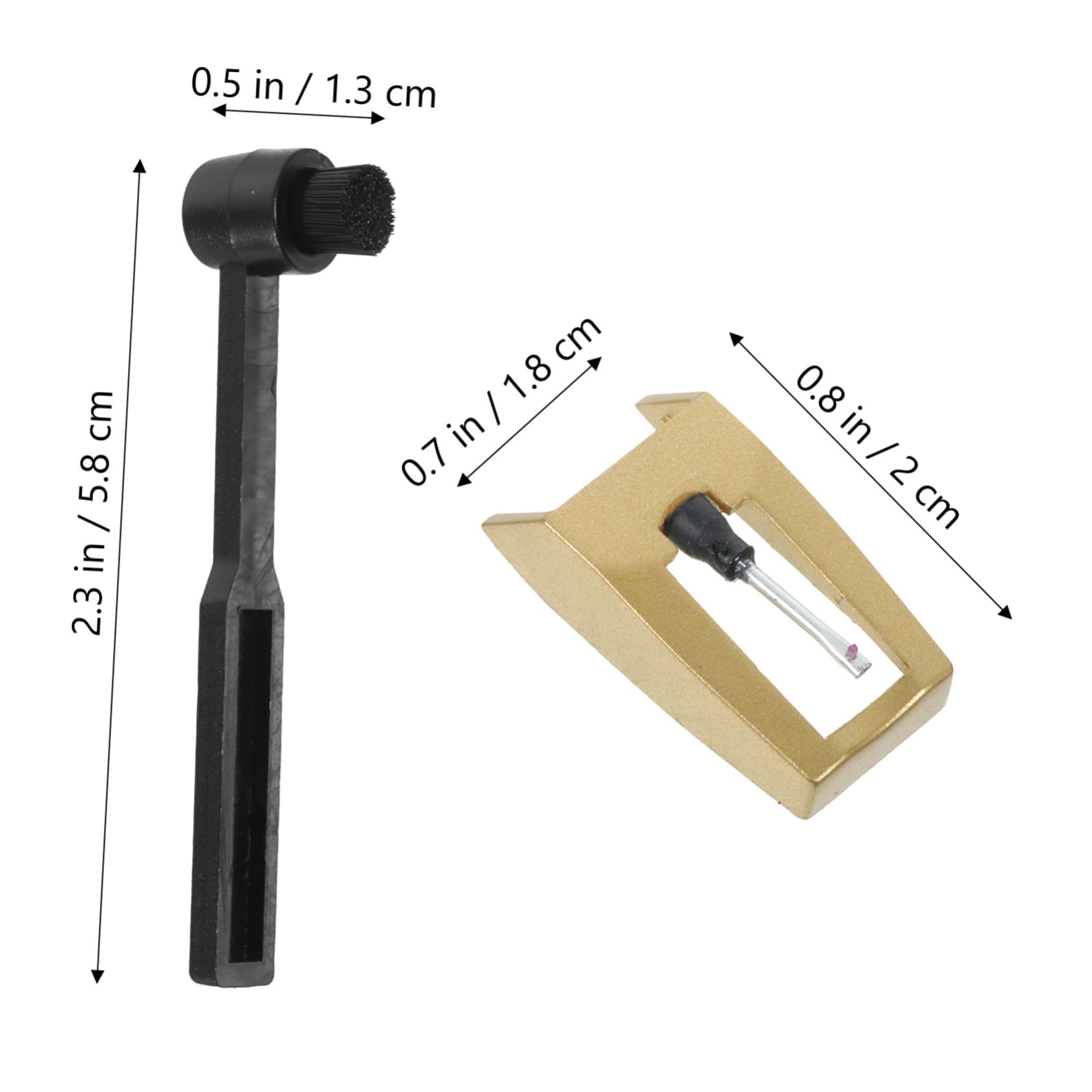 BESTonZON Vinyl Record Needle Record Player Stylus Replacement for Turntable Stylish Pickup Head