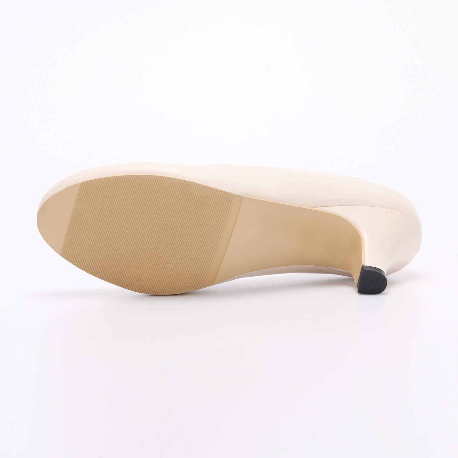 Women's Kitten Heels Round Toe Dress Court Shoes Work Comfort Pumps