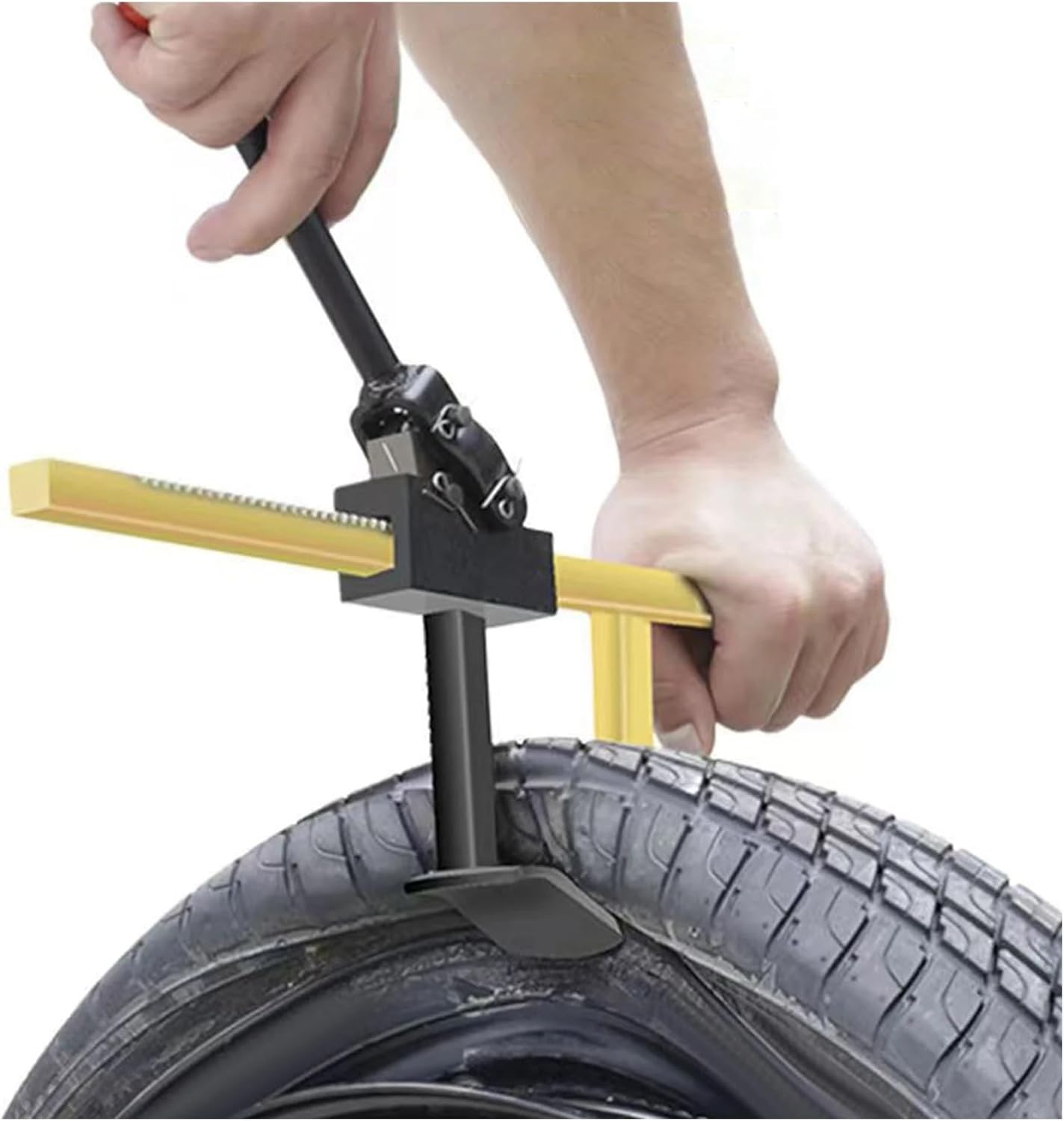 Manual Tire Changer、 Steel High Performance Very Durable Tire Changer Bead Breaker Tool Tire Changer Insert Tire Machine Guard(43cm)