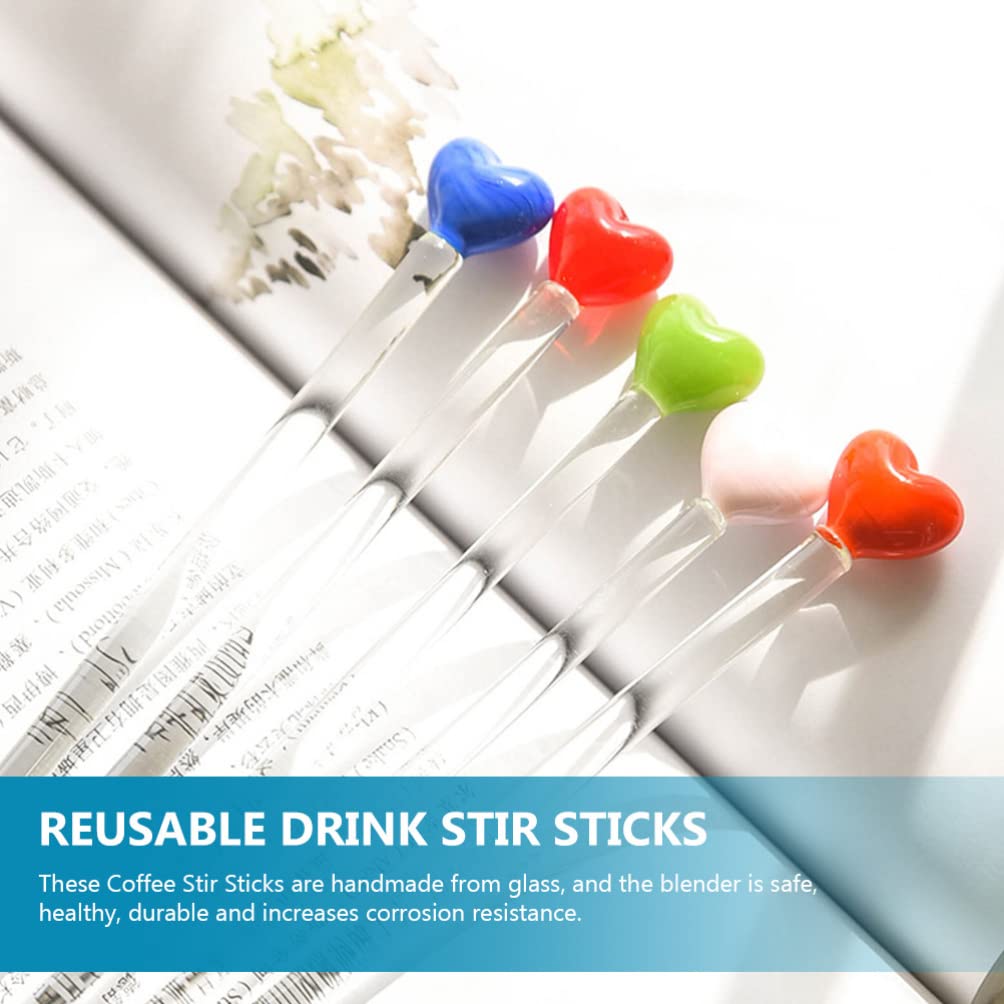 Hemoton Cocktail Party Supplies 4pcs Coffee Stir Sticks Craft Cocktail Accessories Drink Stirrers