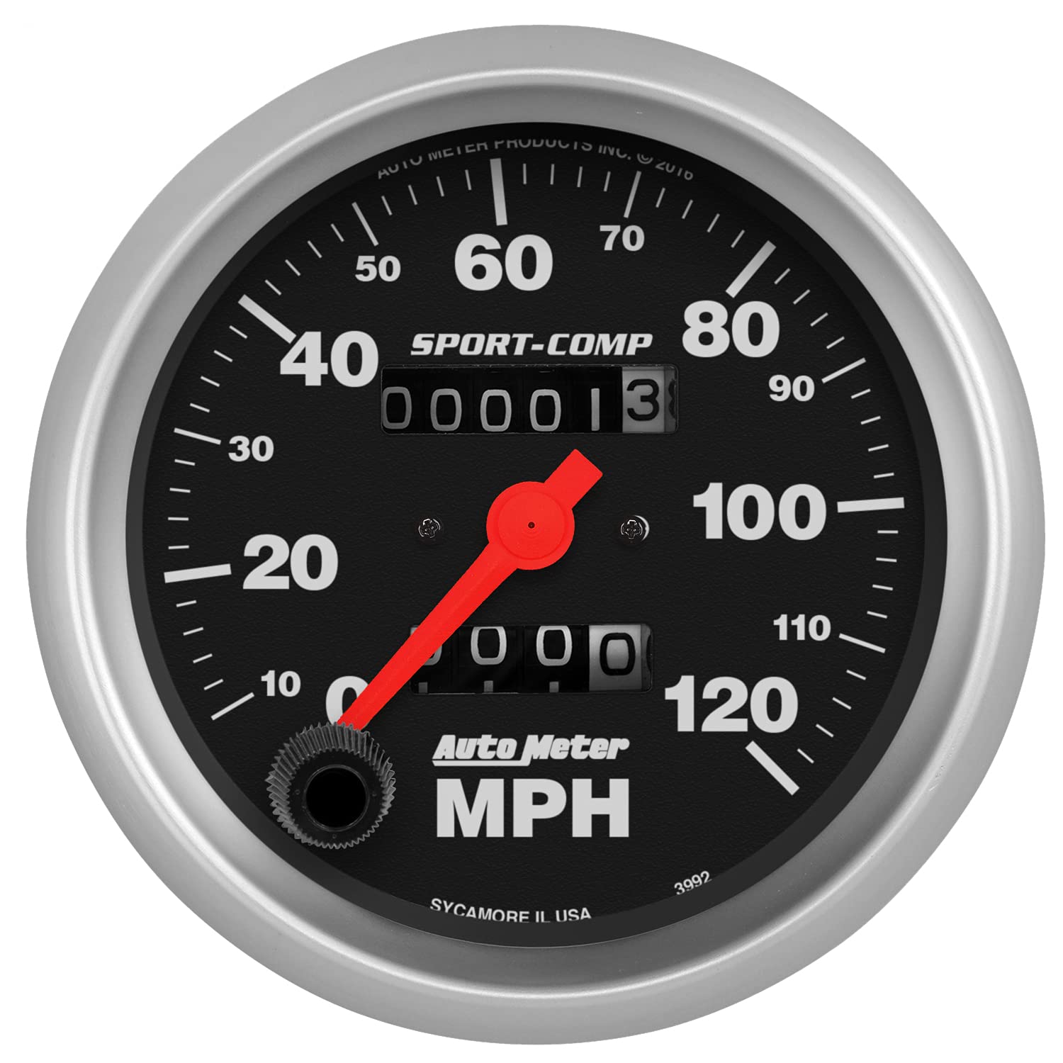 Auto Meter 3992 Sport-Comp in-Dash Mechanical Speedometer-picture-10