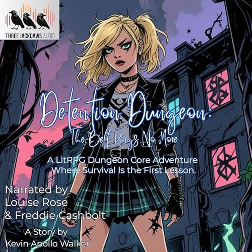 Diseño de la portada del título Detention Dungeon: The Bell Rings No More