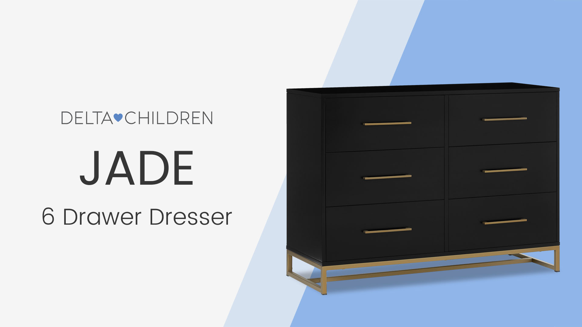 Amazon.com : Delta Children Jade 6 Drawer Dresser with Interlock
