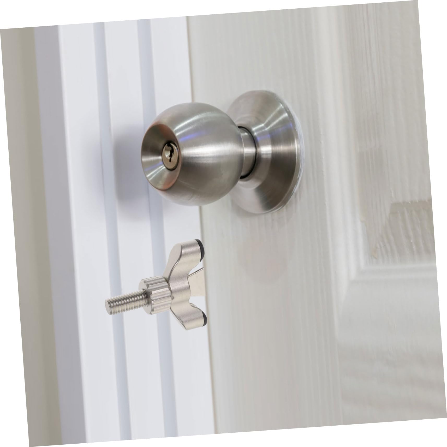 TEHAUX Cerradura Portátil Para Puertas De Seguridad Tope De Puerta Resistente Para Viajes y Habitaciones De Hotel Material Duradero Fácil De Instalar