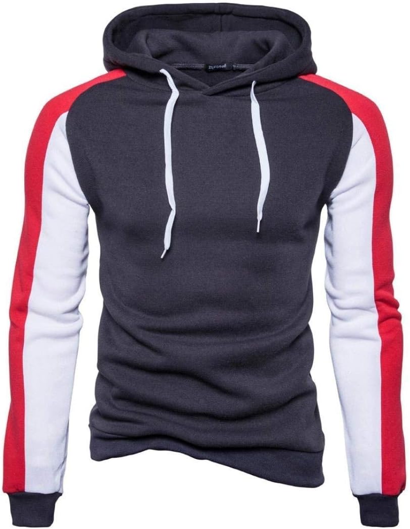 Sweat à Capuche Halloween Homme - Patchwork Rétro - Poche Kangourou - Coupe Slim