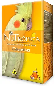 NuTrópica Farinhada Calopsita com Mel, Ovos e Frutas - 200 g