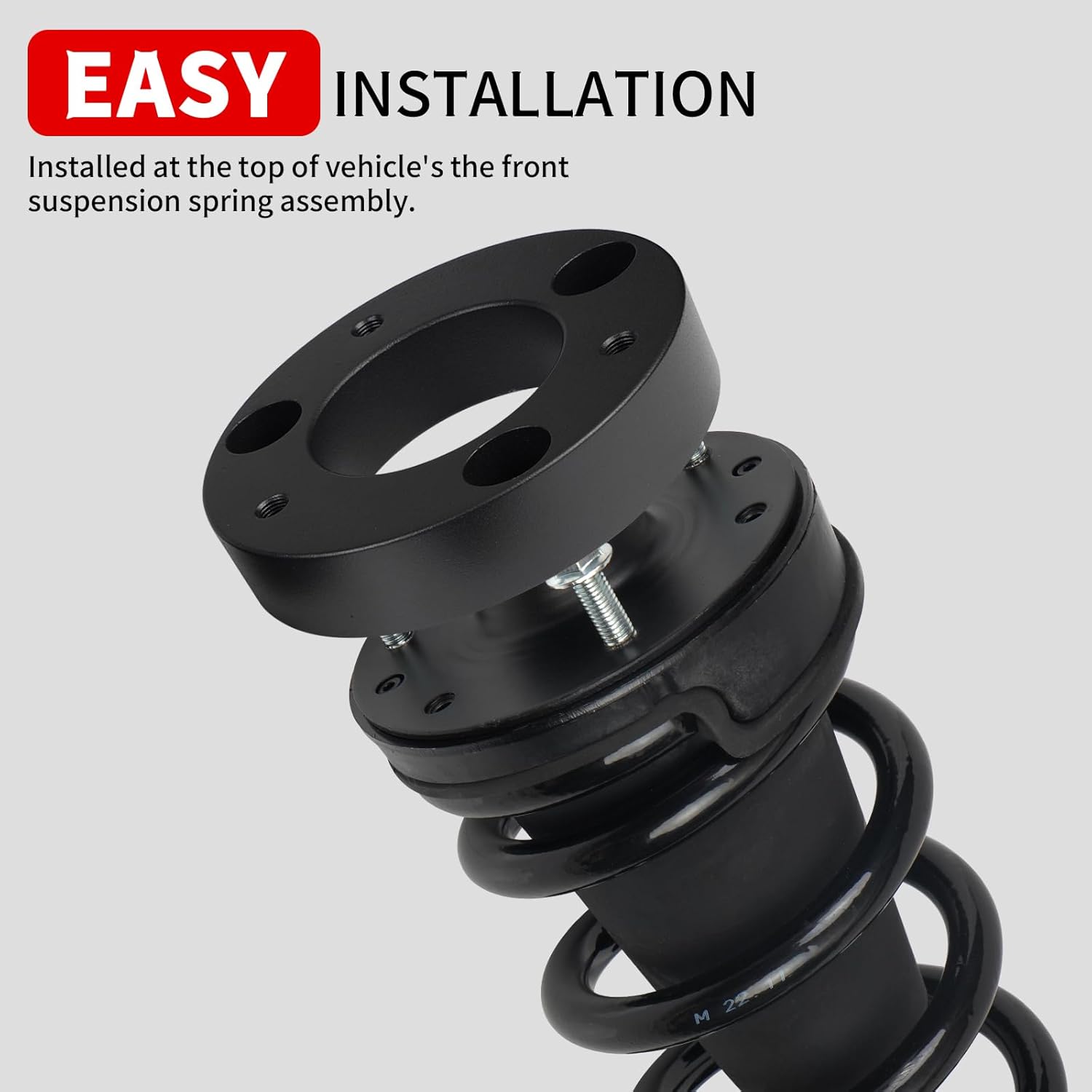 Front Leveling Lift Kit Compatible With Ford F-150 2.5 Inch Suspension Strut Spacer Spacers 2WD/4WD 2004-2023