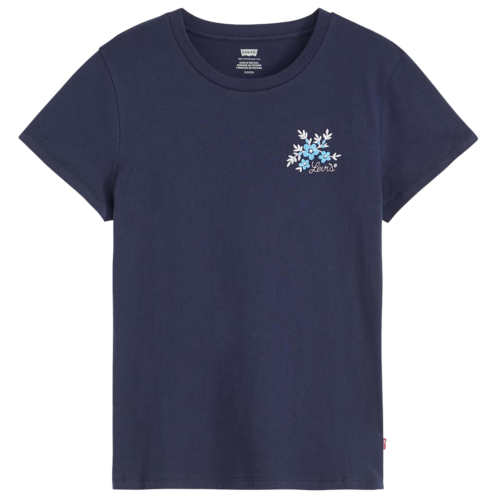 Levi's The Perfect Tee Vicki Floral Bw Embroide