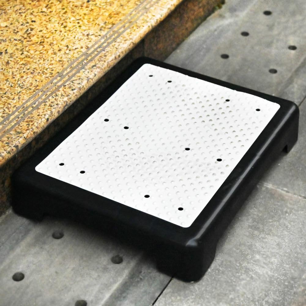 HALF STEP ANTI SLIP ELDERLY DISABILITY DOOR WALKING STOOL OUTDOOR MOBILITY AID LARGE