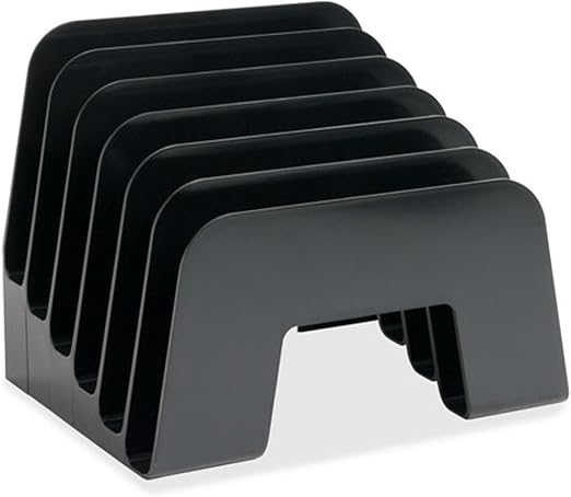 Business Source 6-Slot Inclined Desk Step Sorter