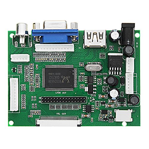 Touch Screen Lcd 1024X600 Da 9 Pollici + Scheda Driver Hdmi/Vga Per Raspberry Pi