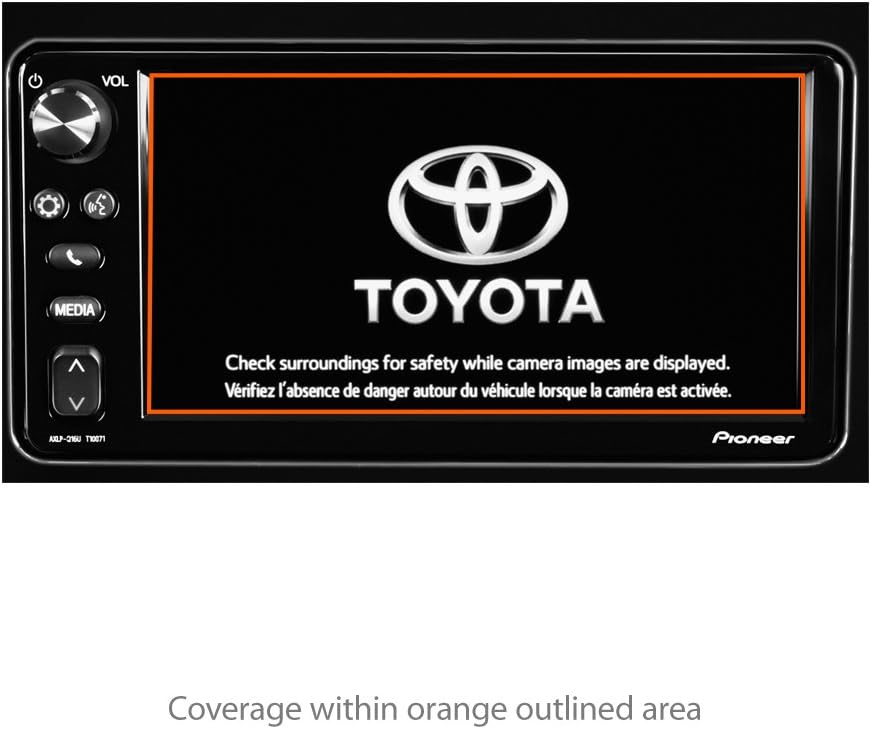 BoxWave Screen Protector Compatible with Toyota 2017 Corolla iM - ClearTouch Crystal (2-Pack), HD Film Skin - Shields from Scratches