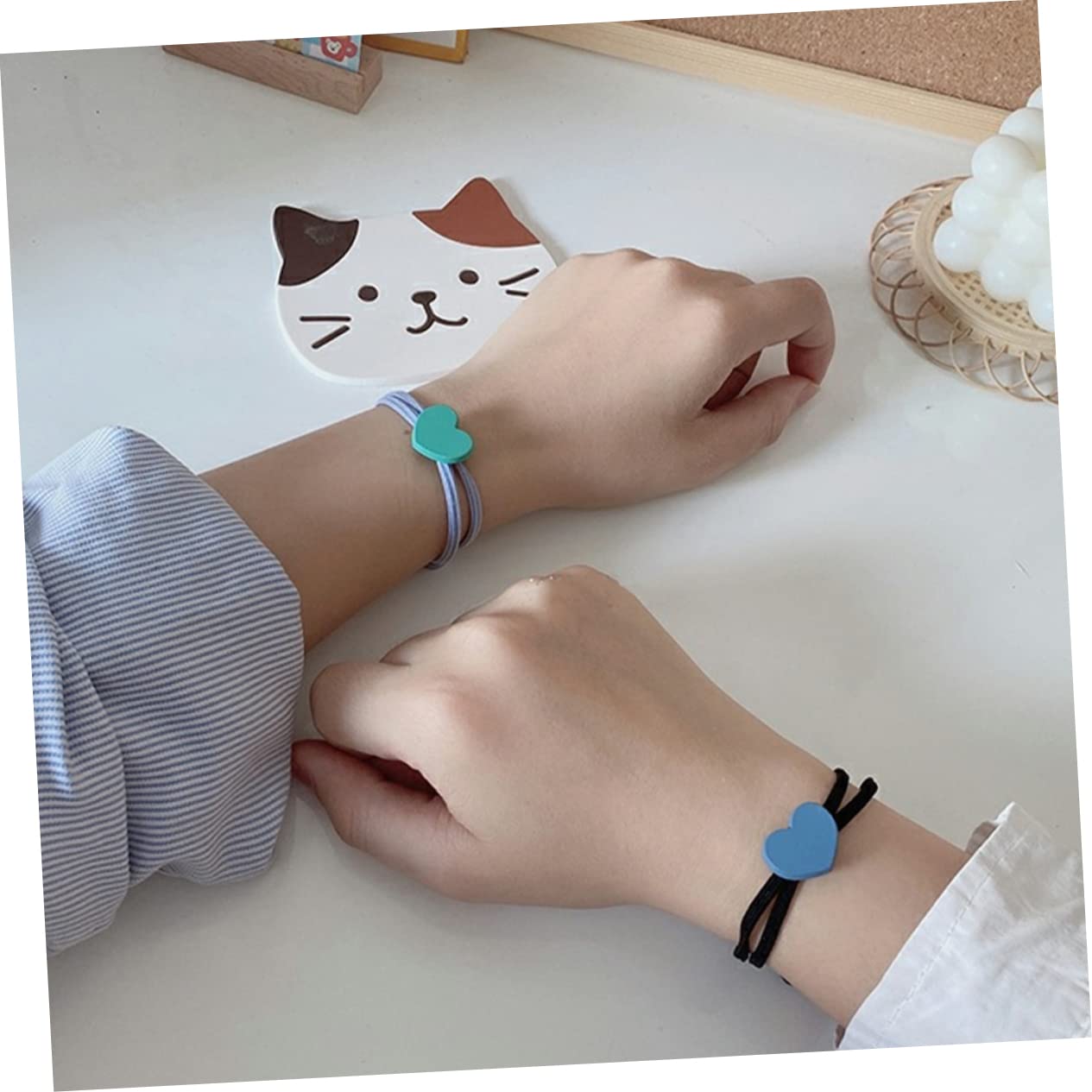 minkissy 75piezas Lazos Elásticos Para Cabello Accesorios Para Niñas Sujetadores De Coletas Para Cabello y Grueso Diseño Ligero