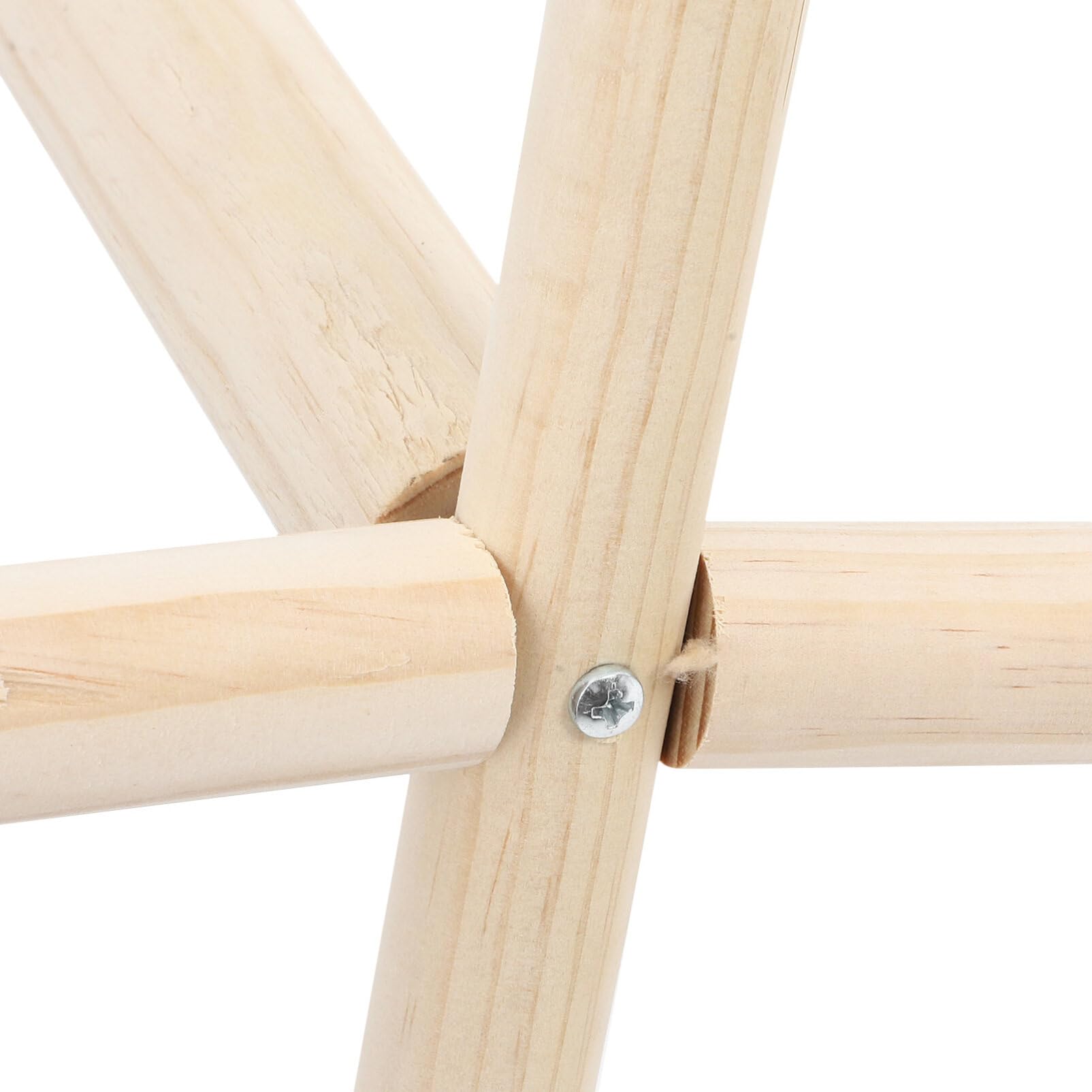 Trespolo in Legno per Pappagalli e Galline, Supporto Naturale | Struttura Ferro, per Gioco e Esercizio, Finitura Originale, Adatto a Uccelli e Polli Domestici