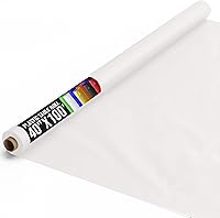 Vista 120 de Rollo de plástico para cubierta de mesa para banquetes, Marrón