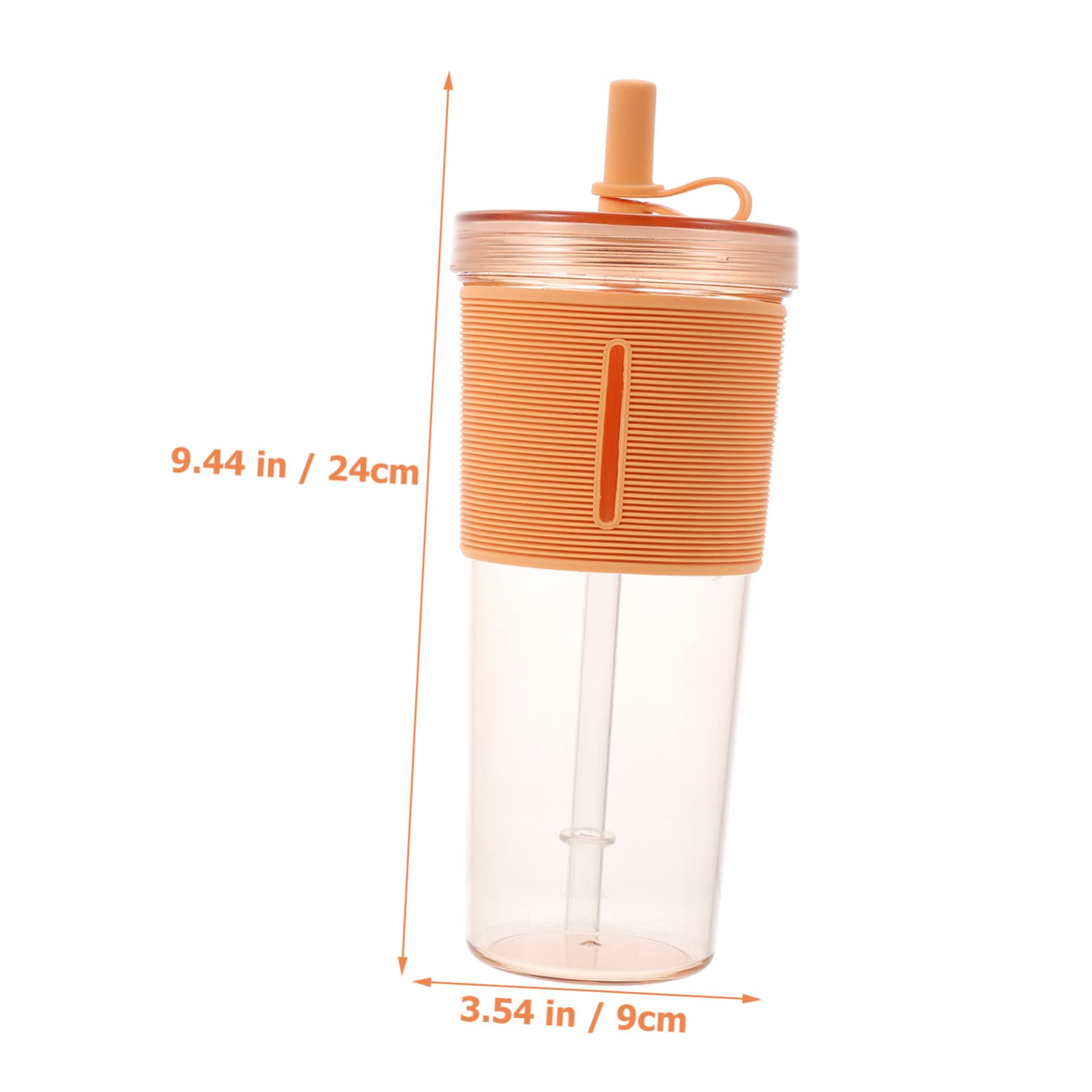 GAROZATION Large Capacity Straw Cup Water Container for Cold Beverages for Outdoor Activities and Daily Hydration and Easy to Clean