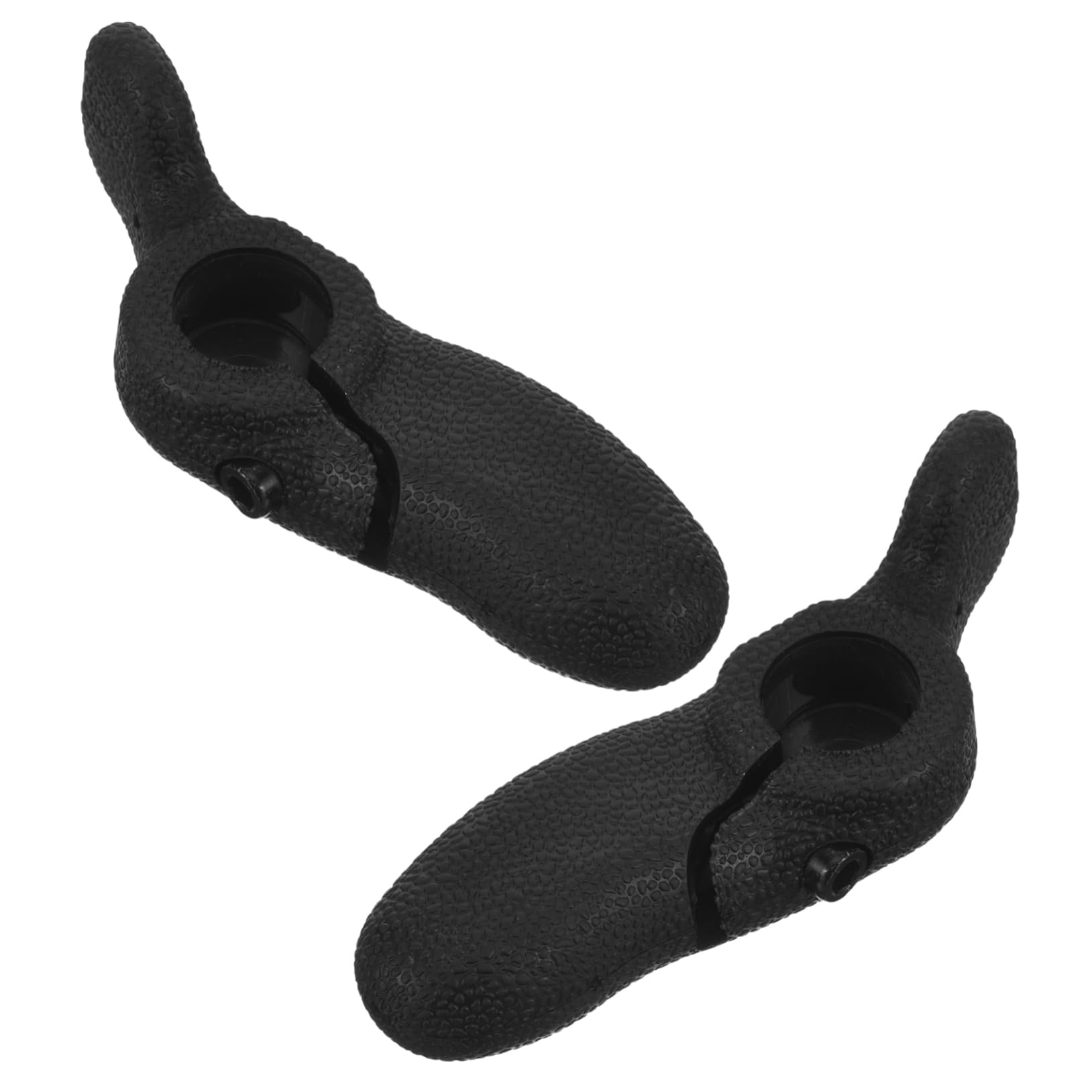 Toyvian Guidon de vélo de Montagne poignées Accessoires de vélo Guidon pour vélo Grip de vélo de Montagne poignée de Guidon de vélo Guidon à vélo poignée de vélo Caoutchouc Noir