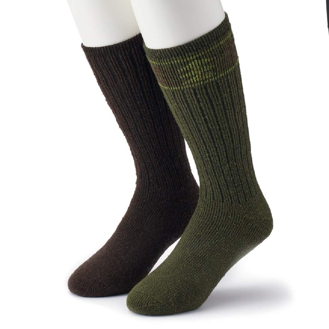 Columbia Calcetines térmicos de mezcla de lana para hombre, paquete de 2, talla 9-12